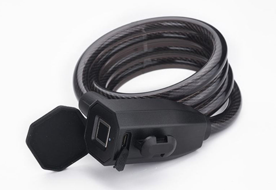 5' Fingerprint Cable Bike Lock - image 2