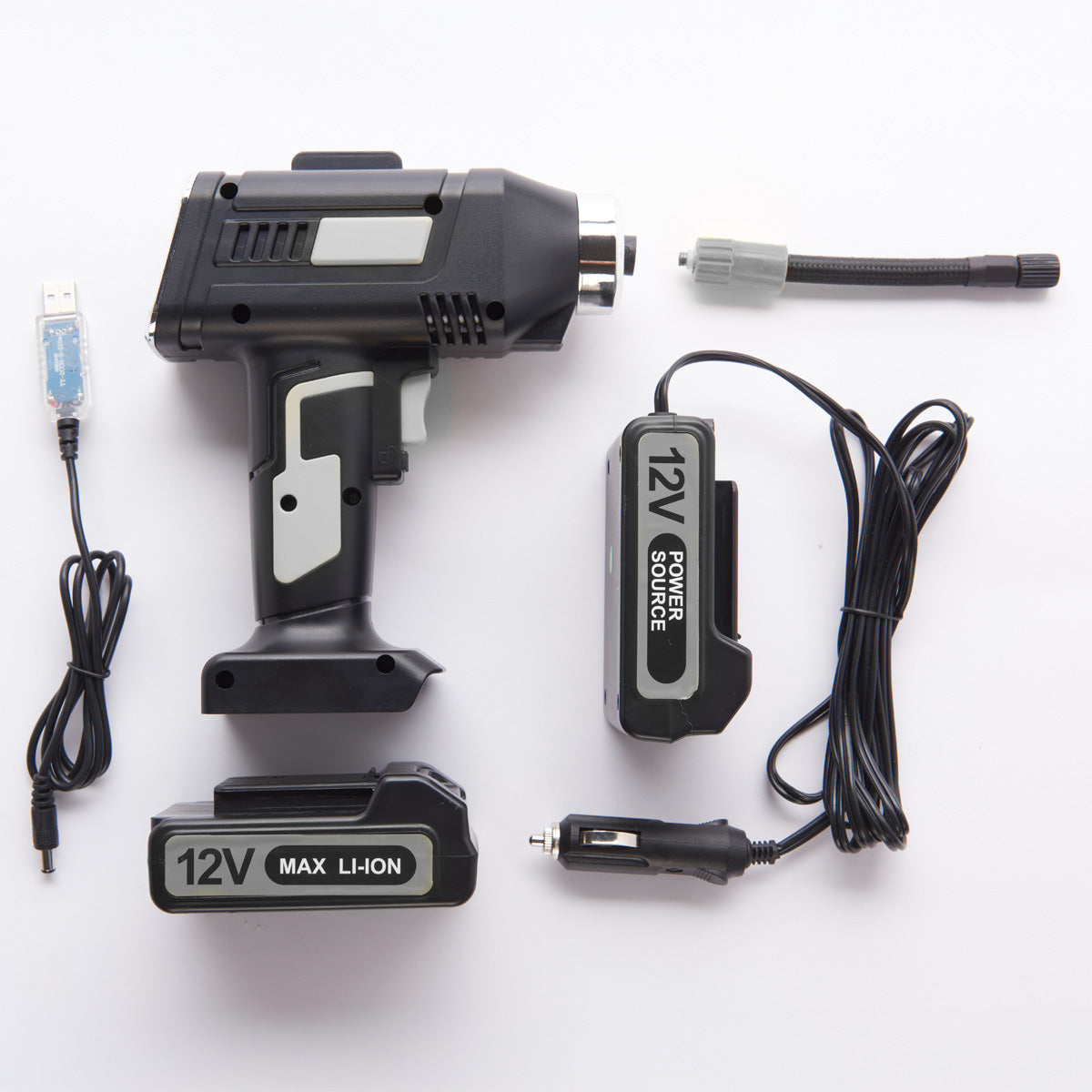 Cordless Auto Stop Tire Inflator by Sharper Image - image 4