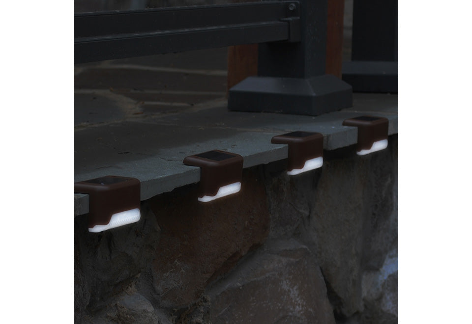 Solar Powered LED Deck Lights (Set of 4) - image 10