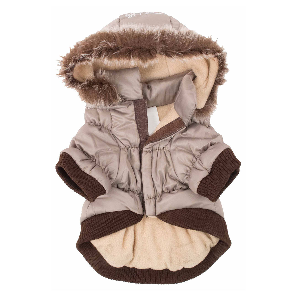 Insulated Dog Coat Parka with Removable Hood - image 5
