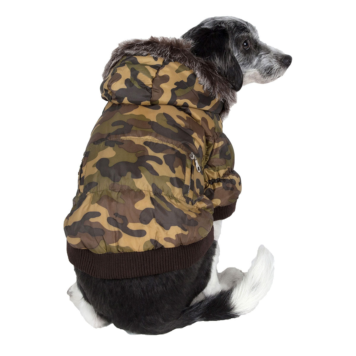 Insulated Dog Coat Parka with Removable Hood - image 12