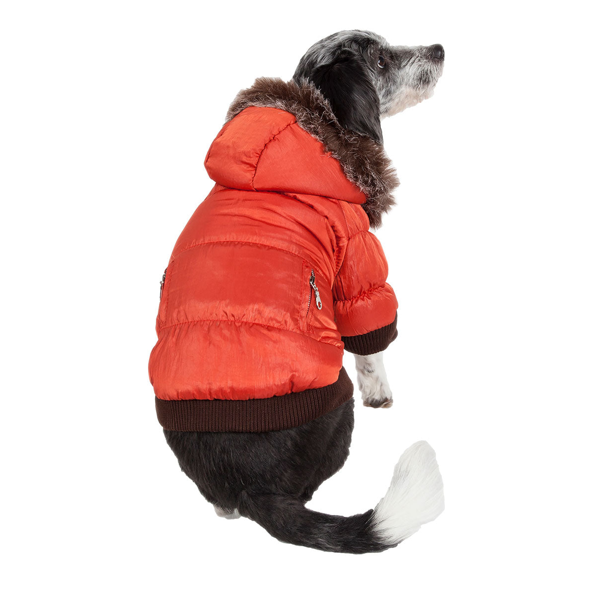 Insulated Dog Coat Parka with Removable Hood - image 15