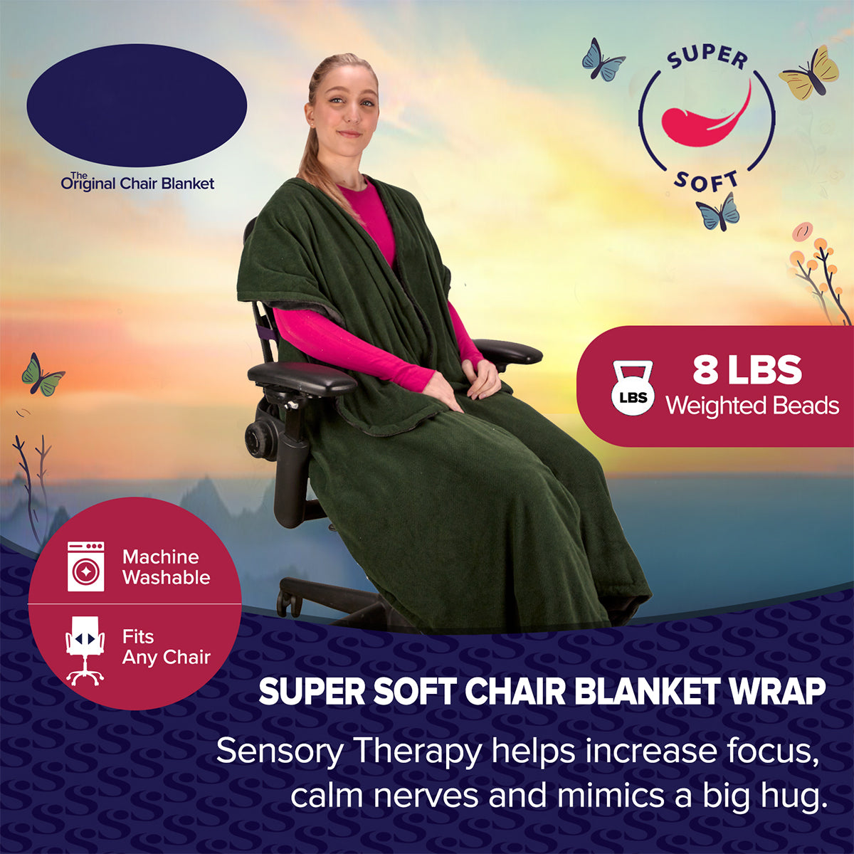 Weighted Office Chair Blanket - image 5