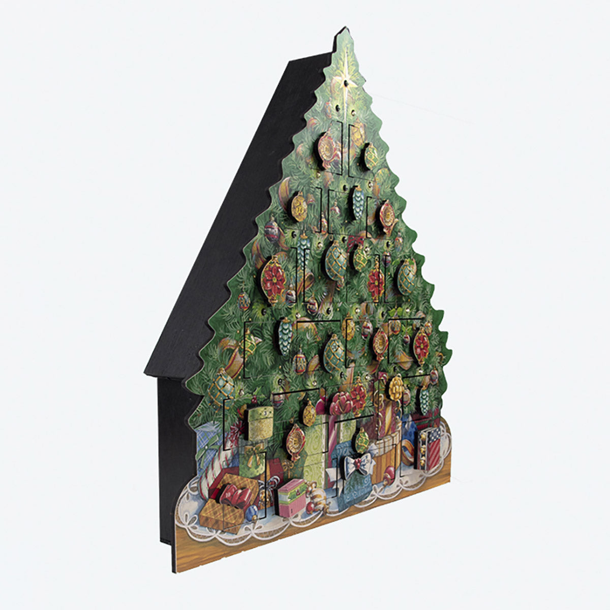 Musical Advent Tree Calendar with Lights - image 2