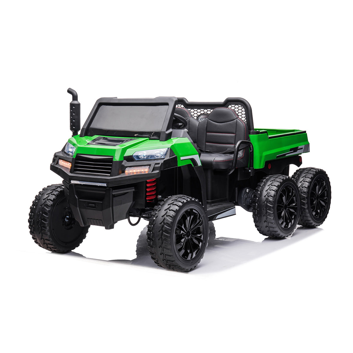 24V 6 Wheeler Tractor Trailer with Dump Cart