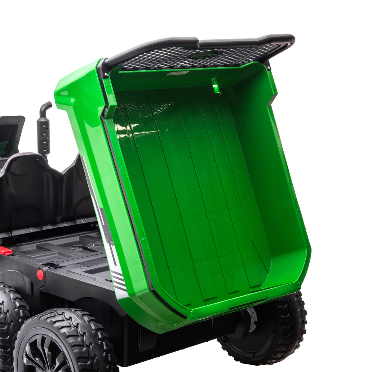 24V 6 Wheeler Tractor Trailer with Dump Cart - image 11