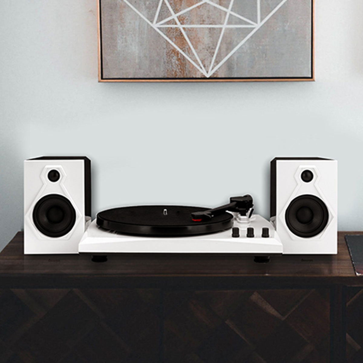 Stereo Turntable System with Speakers - image 14