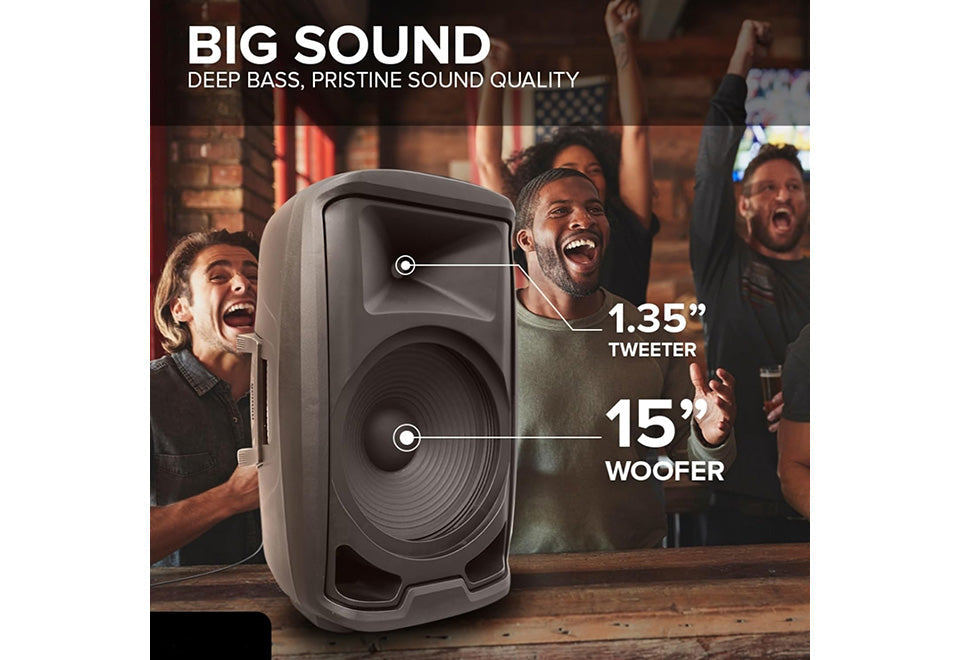 Beat-Synced LED Loudspeaker With Stand