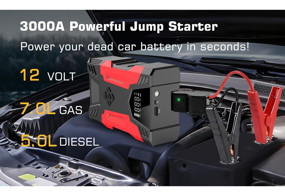 Car Jump Starter with Air Compressor - image 2
