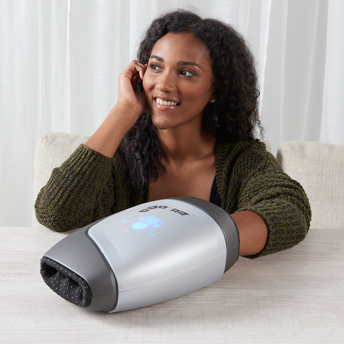 Total Hand Compression Massager by Sharper Image