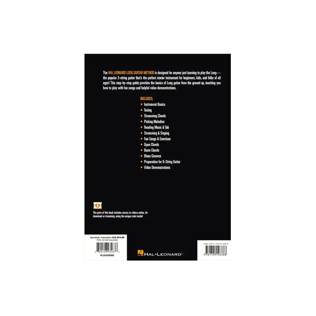 Hal Leonard Loog Mini Acoustic Guitar Starter Pack - image 3