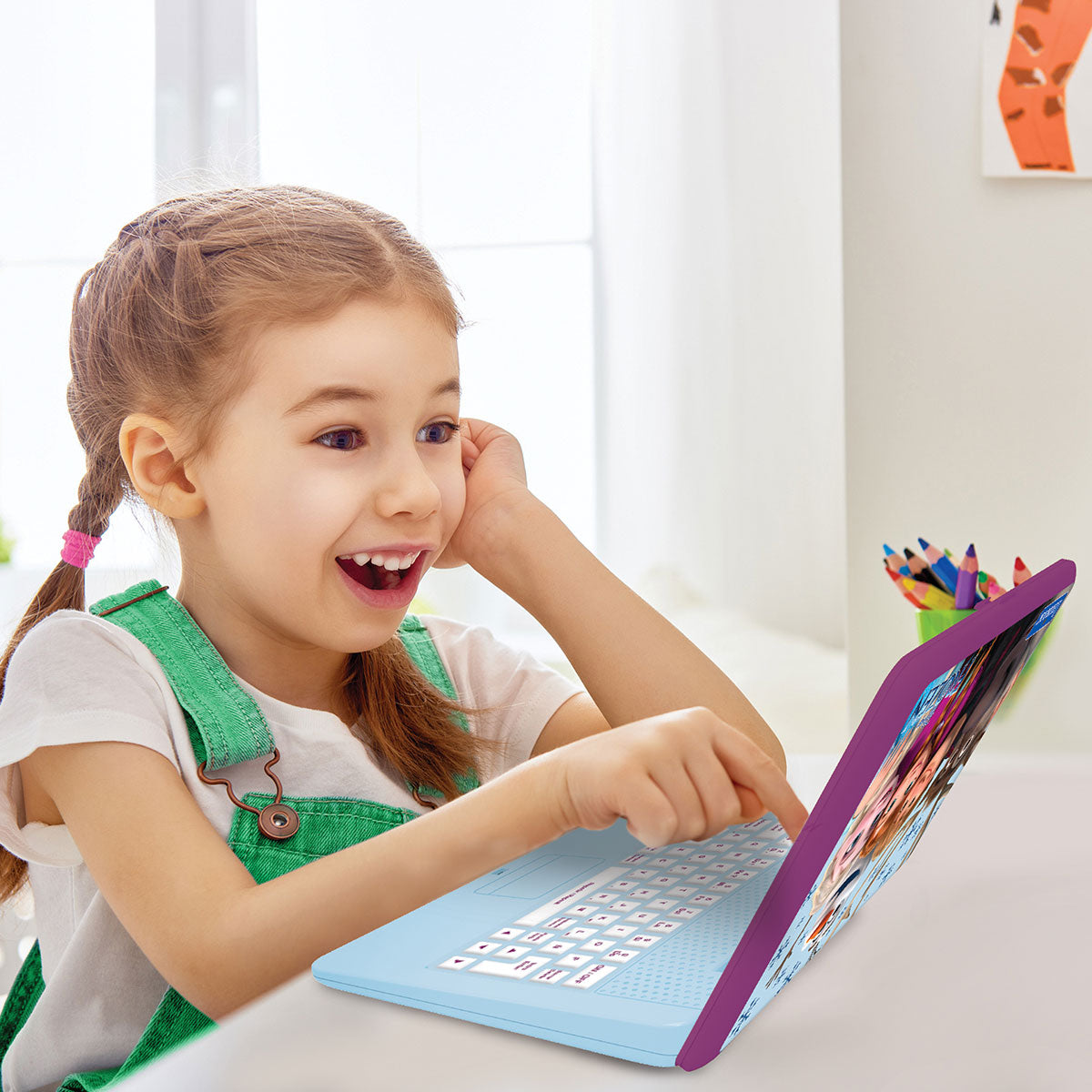 Disney Frozen Bilingual Talking Educational Laptop - image 9