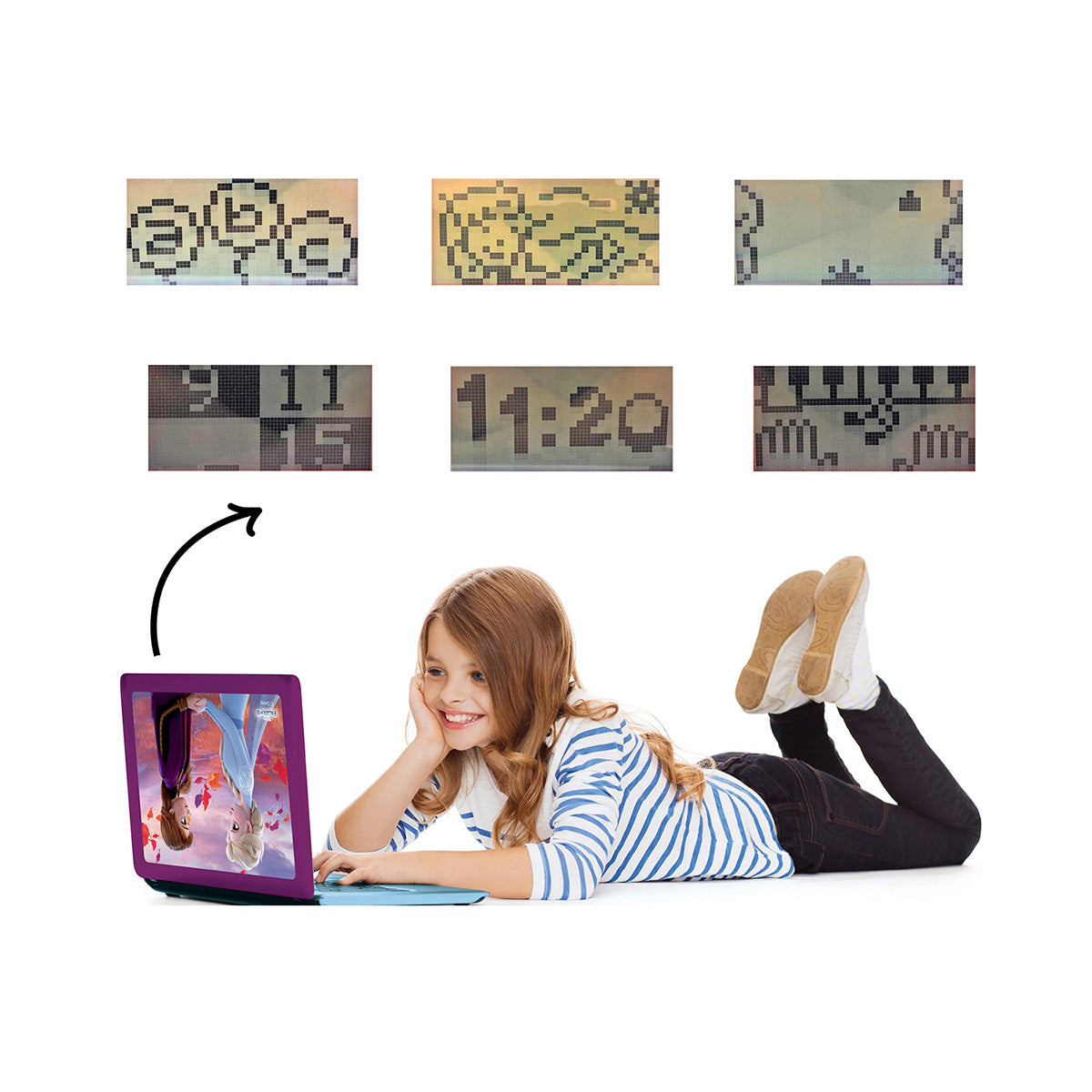 Disney Frozen Bilingual Talking Educational Laptop - image 3