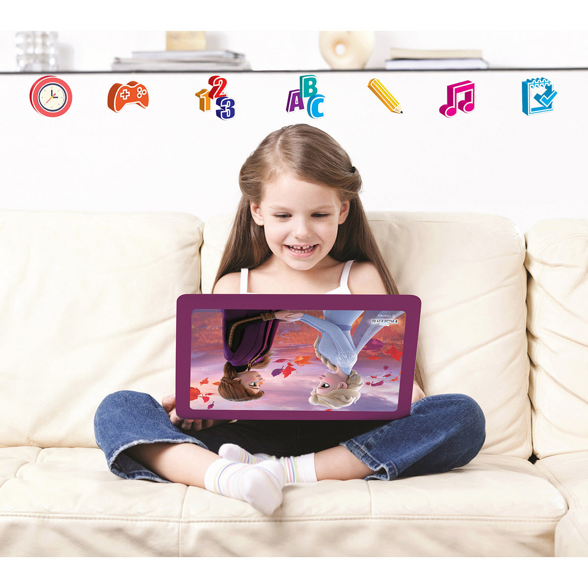 Disney Frozen Bilingual Talking Educational Laptop - image 5