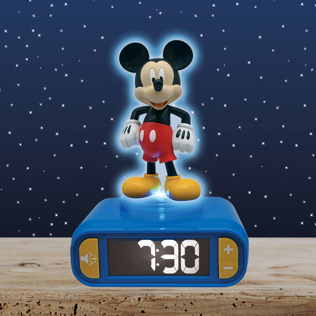 Mickey Digital Alarm Clock with Nightlight