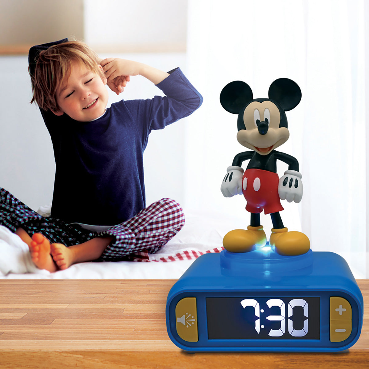 Mickey Digital Alarm Clock with Nightlight - image 3