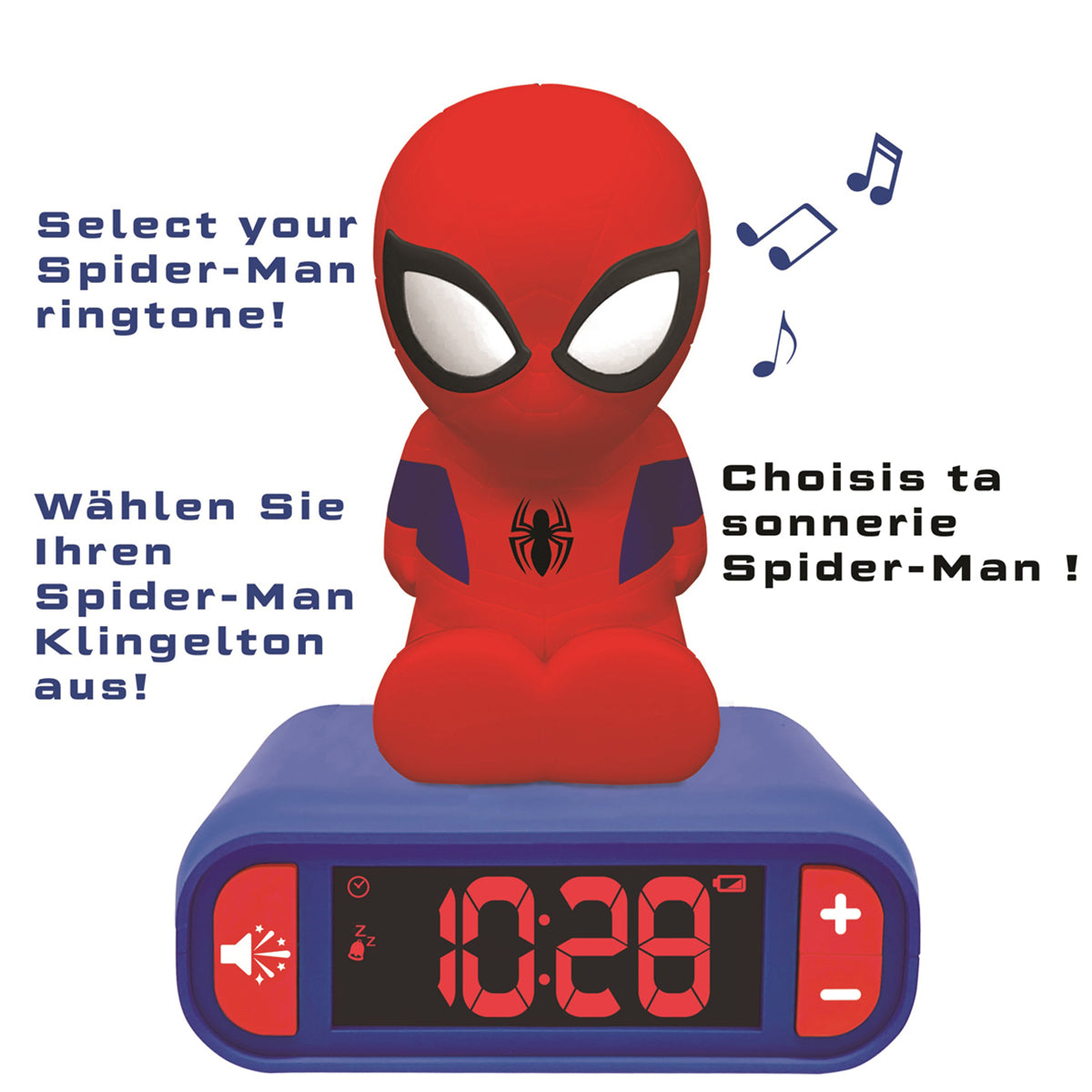 Spiderman Digital Alarm Clock with Nightlight - image 4
