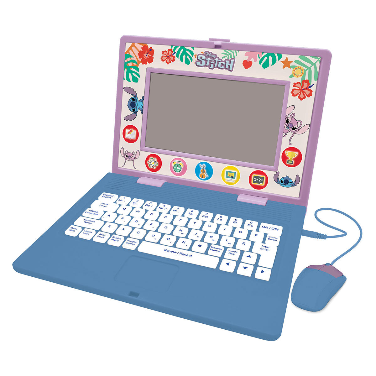 Disney Stitch Bilingual Talking Educational Laptop - image 9