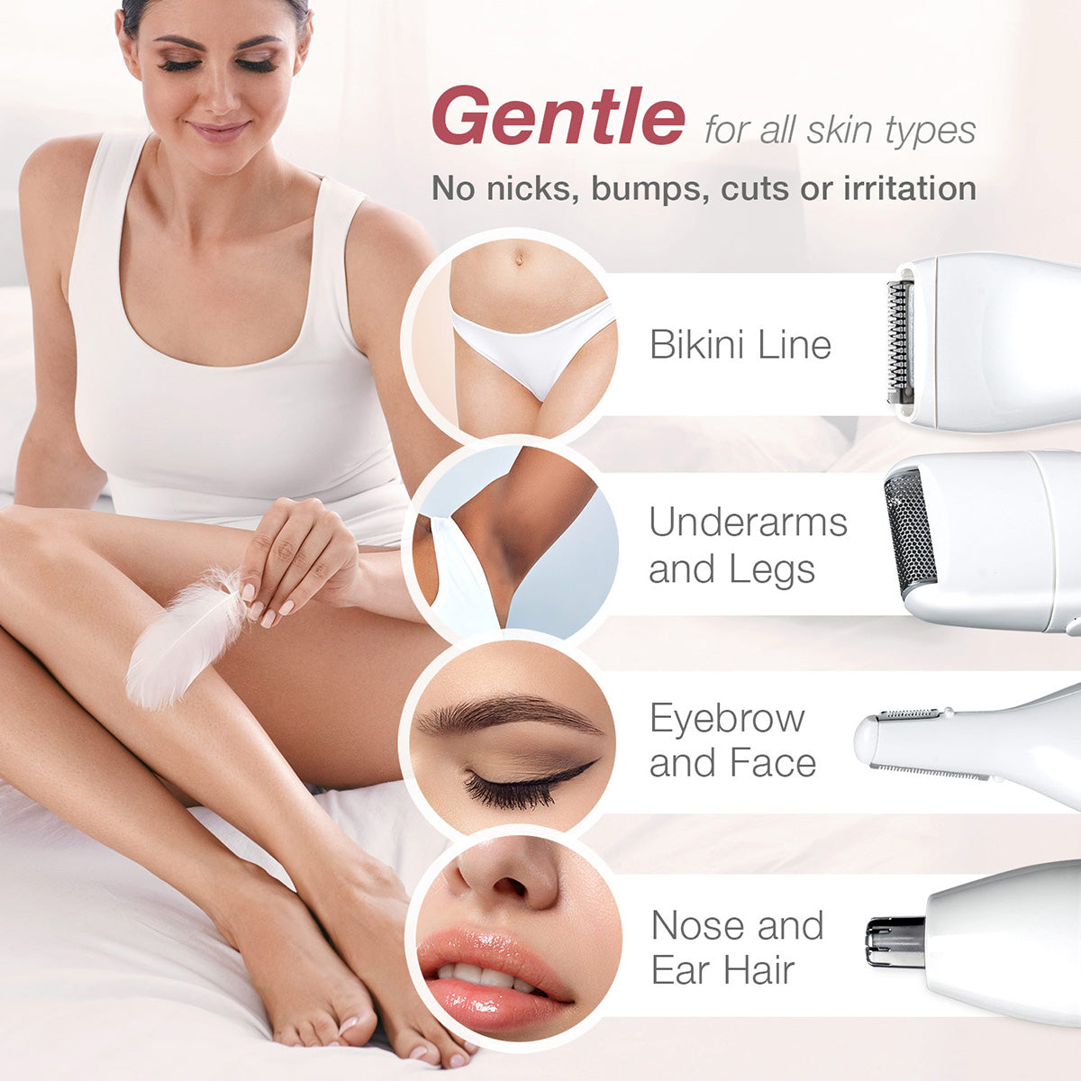 5-in-1 Face and Body Groomer - image 3