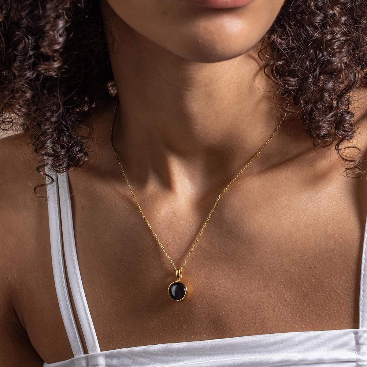 Personalized Choose Your Moon Phase Sky Light Necklace - image 3