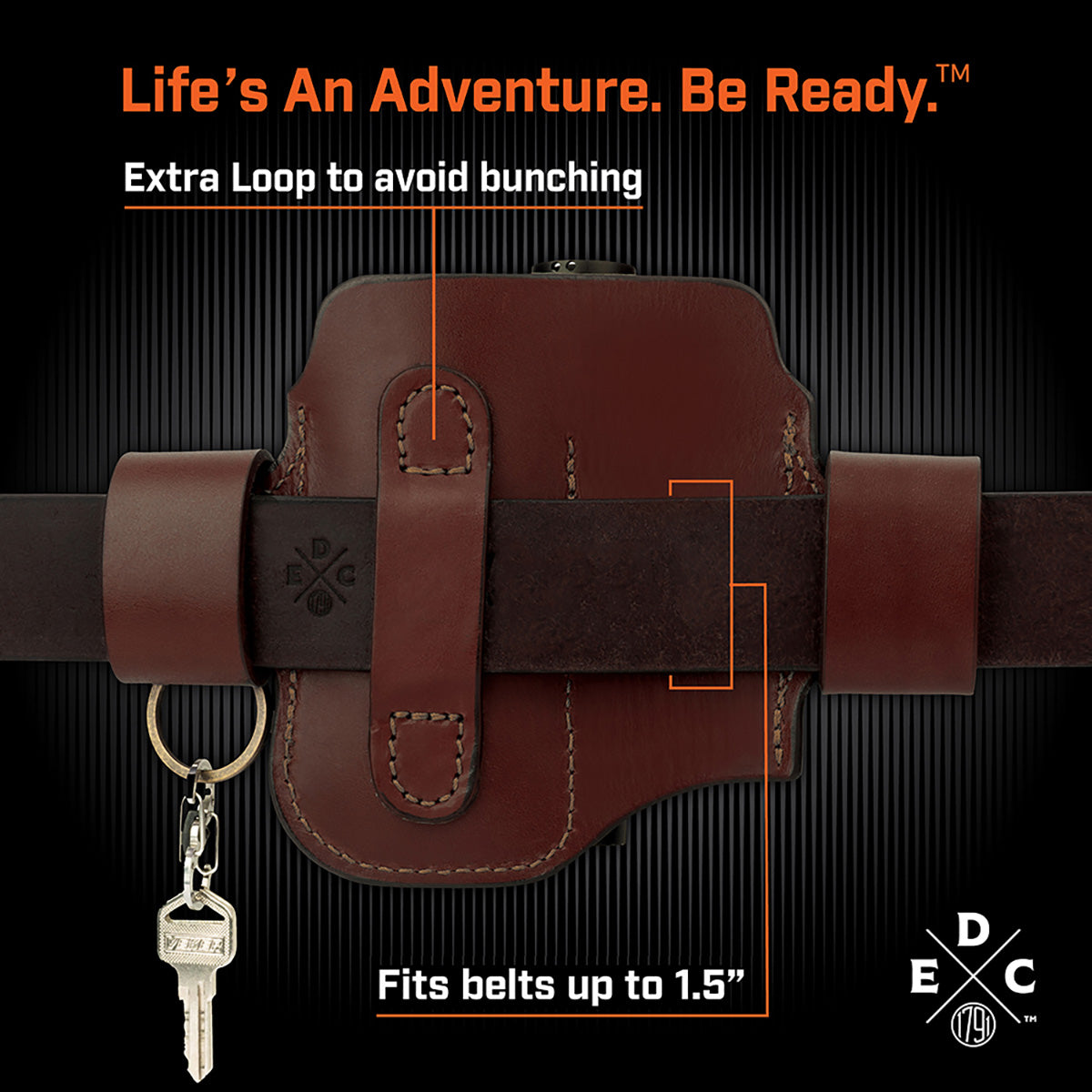 Leather Multitool Action Snap Belt Sheath - image 25