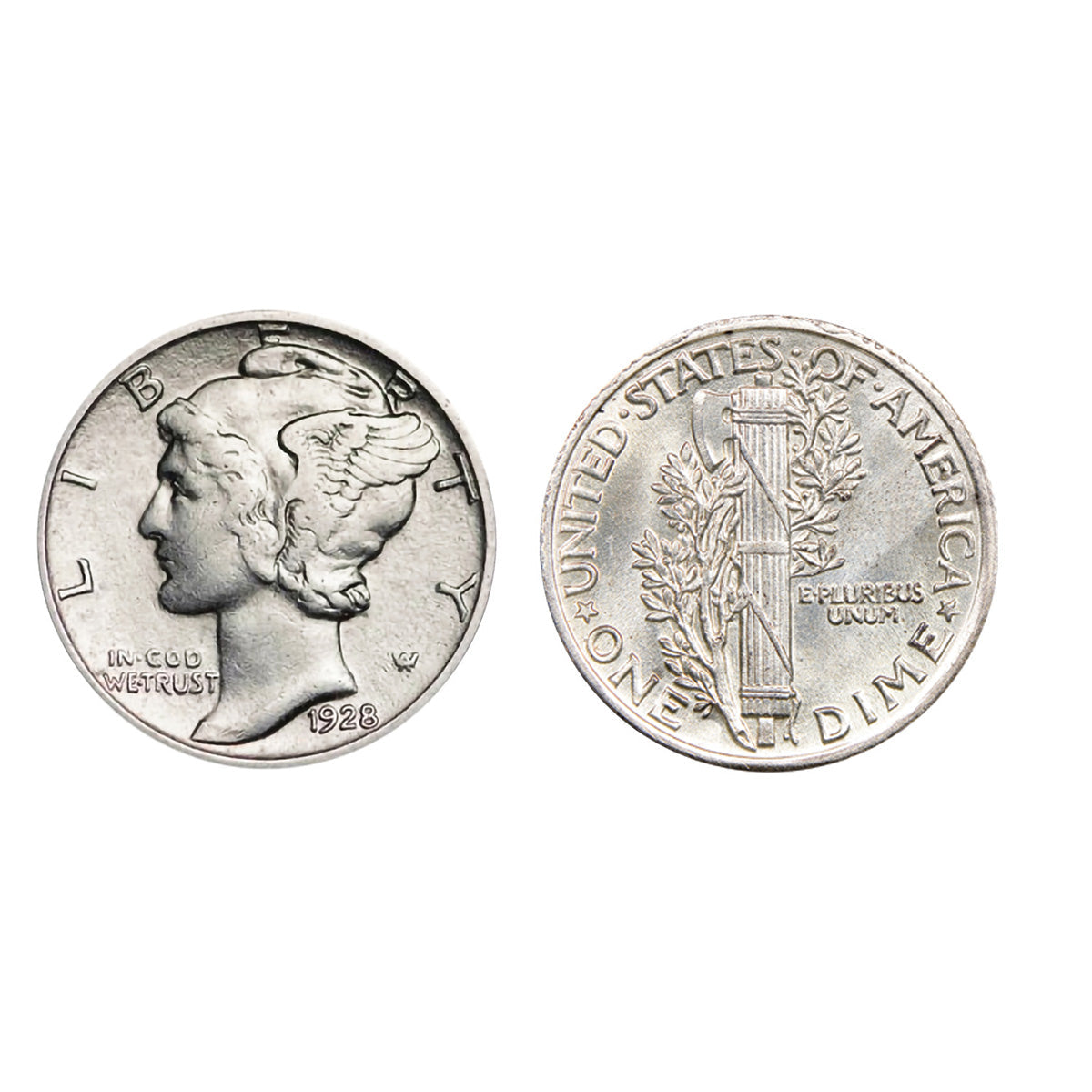 Silver Mercury Dime Letter Opener and Magnifying Glass Gift Set - image 4