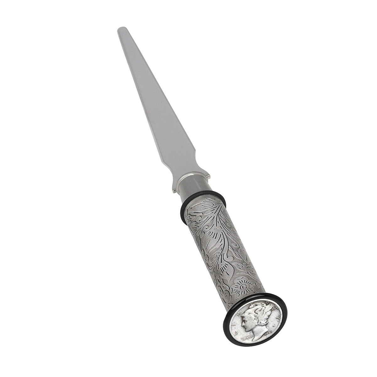 Silver Mercury Dime Letter Opener and Magnifying Glass Gift Set - image 6