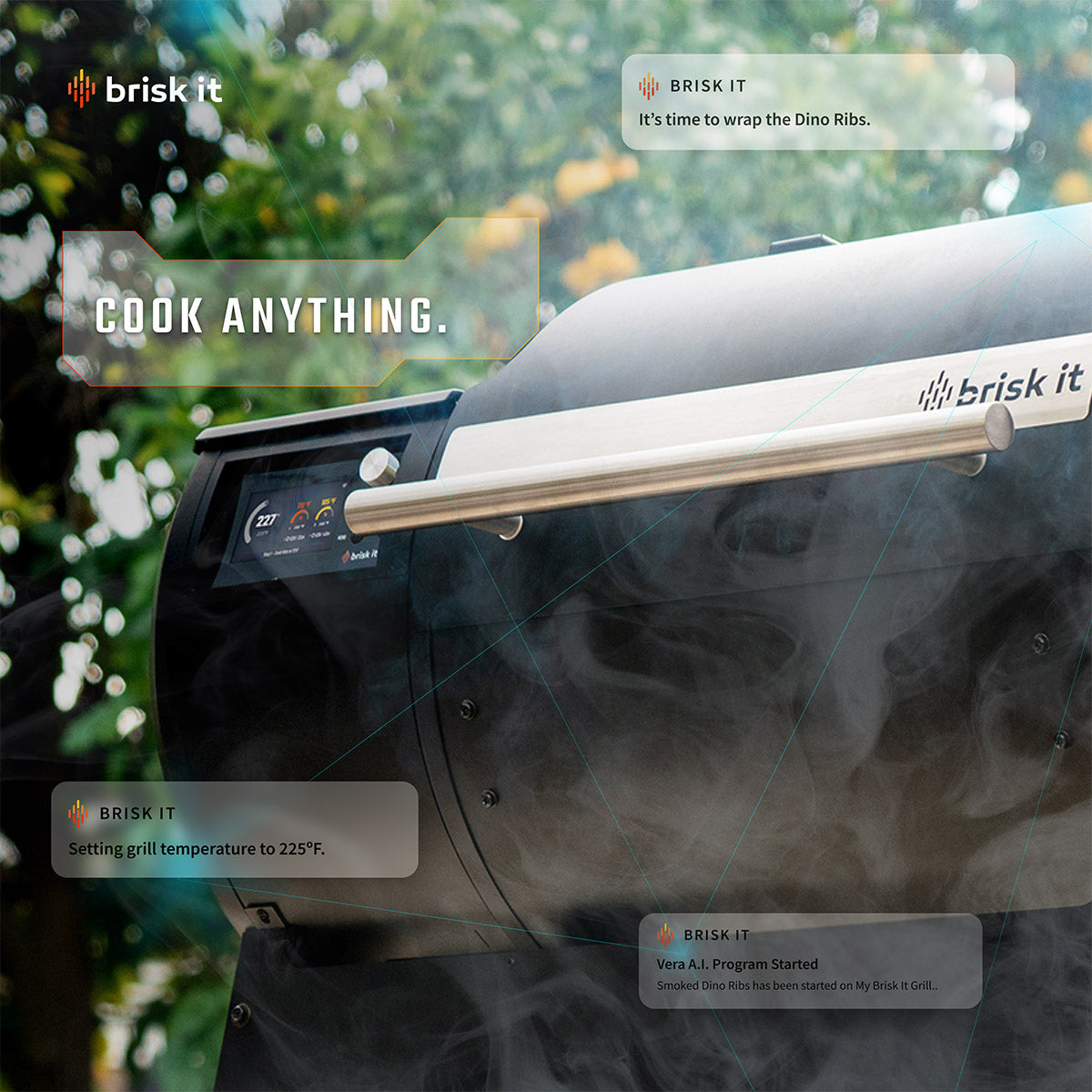 Smart Wood Pellet Smoker Grill - image 5