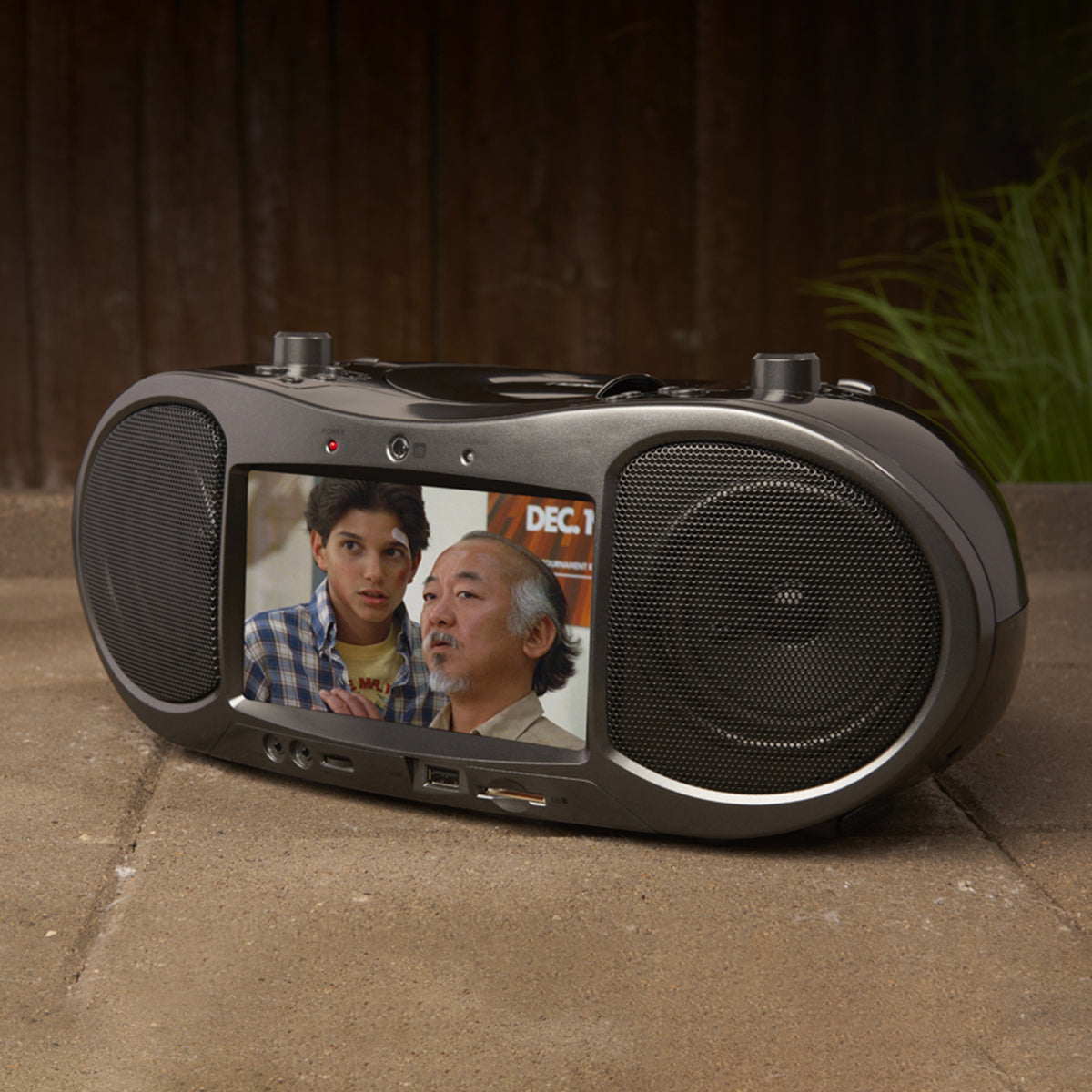 CD and DVD Boombox Radio with Bluetooth
