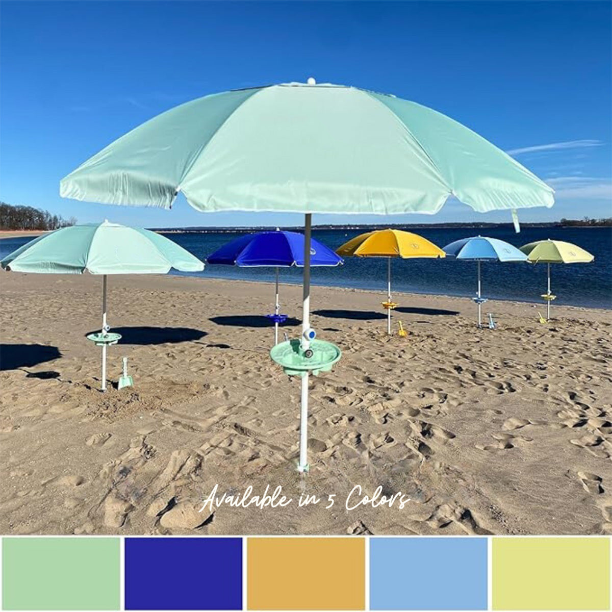 All-in-One Anchor Table Beach Umbrella - image 8