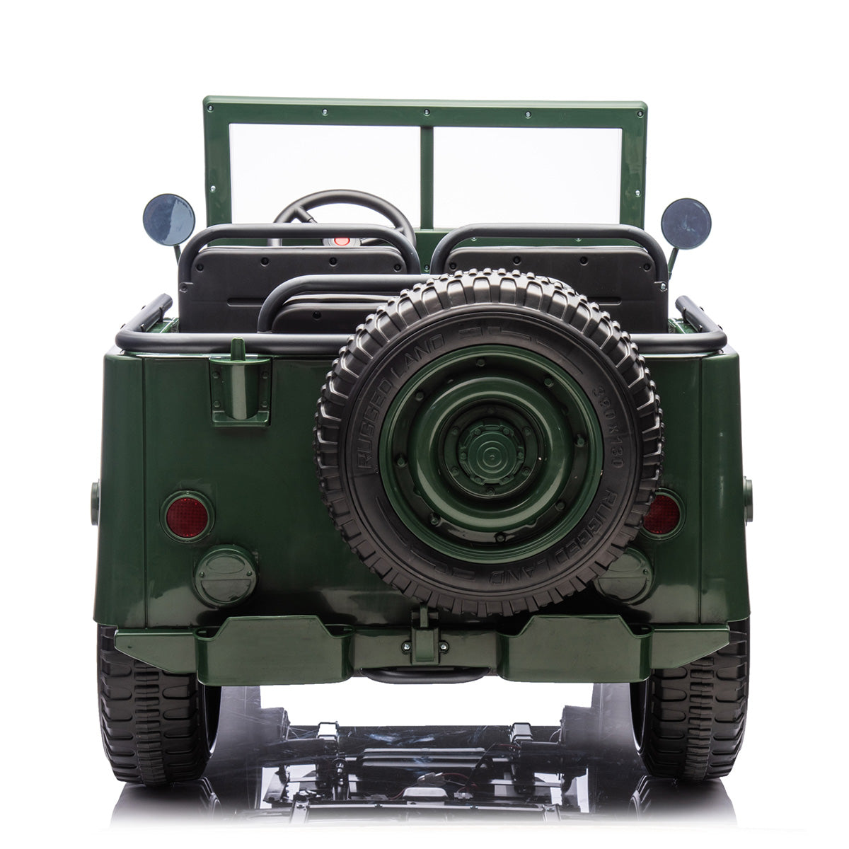 24V Military Willy Jeep Ride-On - image 7