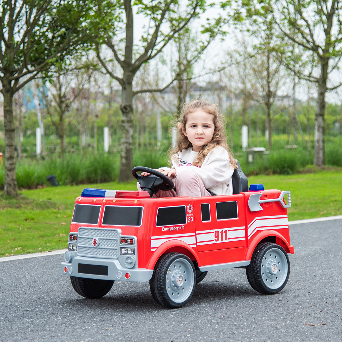 12V Firetruck Ride-On