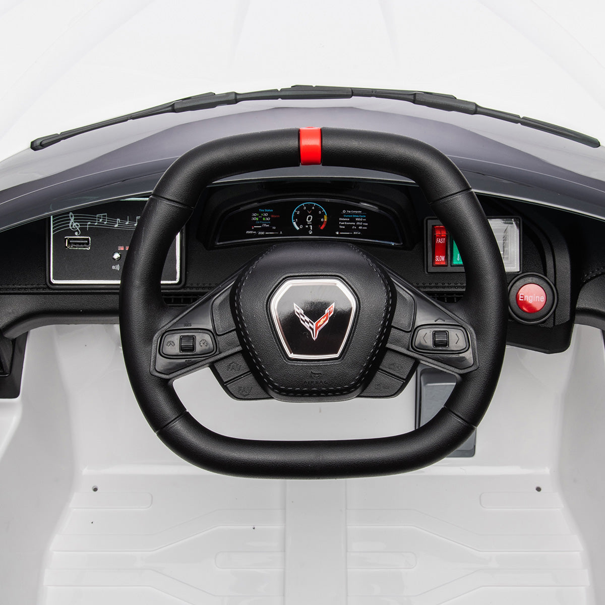 12V Chevrolet Corvette C8 Stingray Ride-On Car - image 36