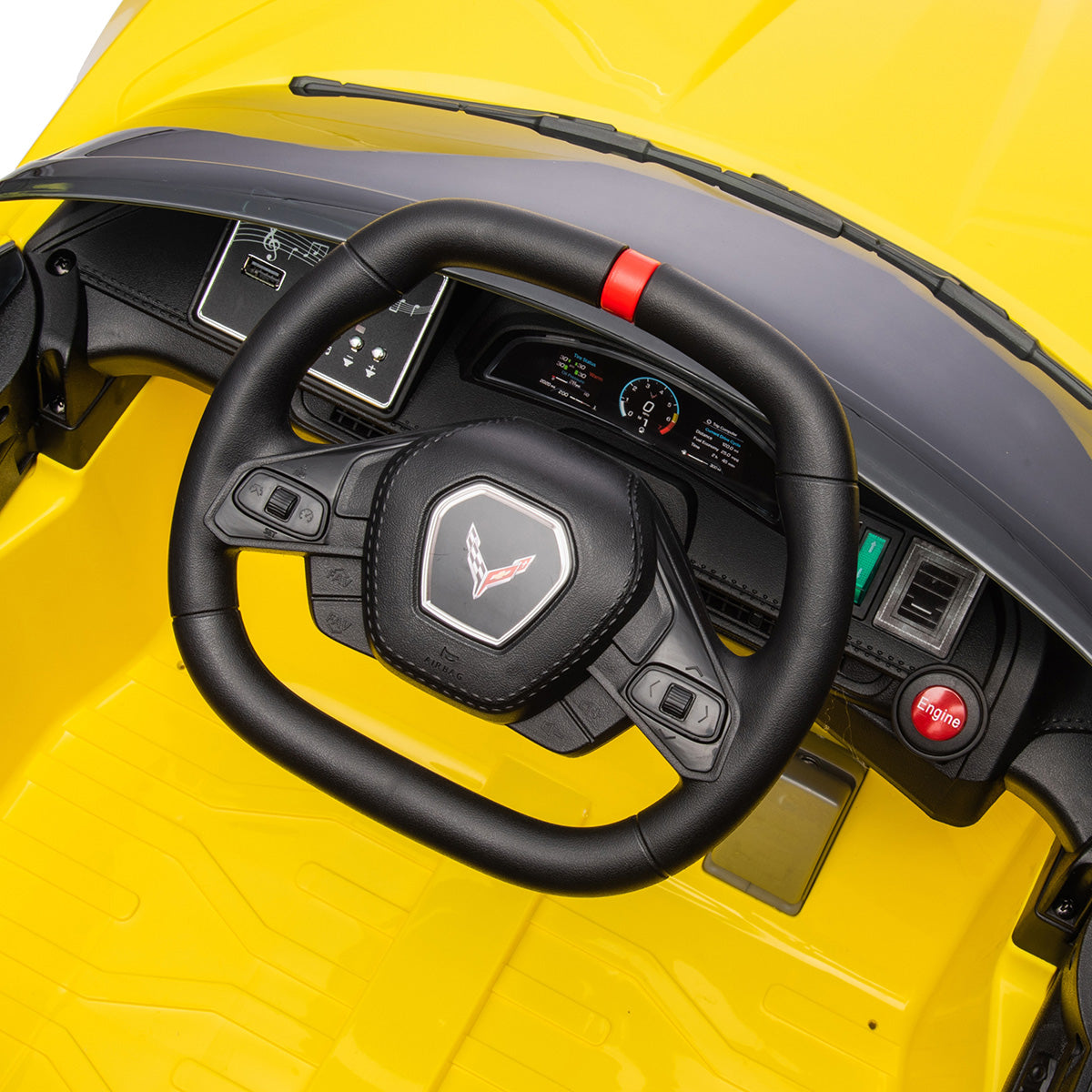 12V Chevrolet Corvette C8 Stingray Ride-On Car - image 46
