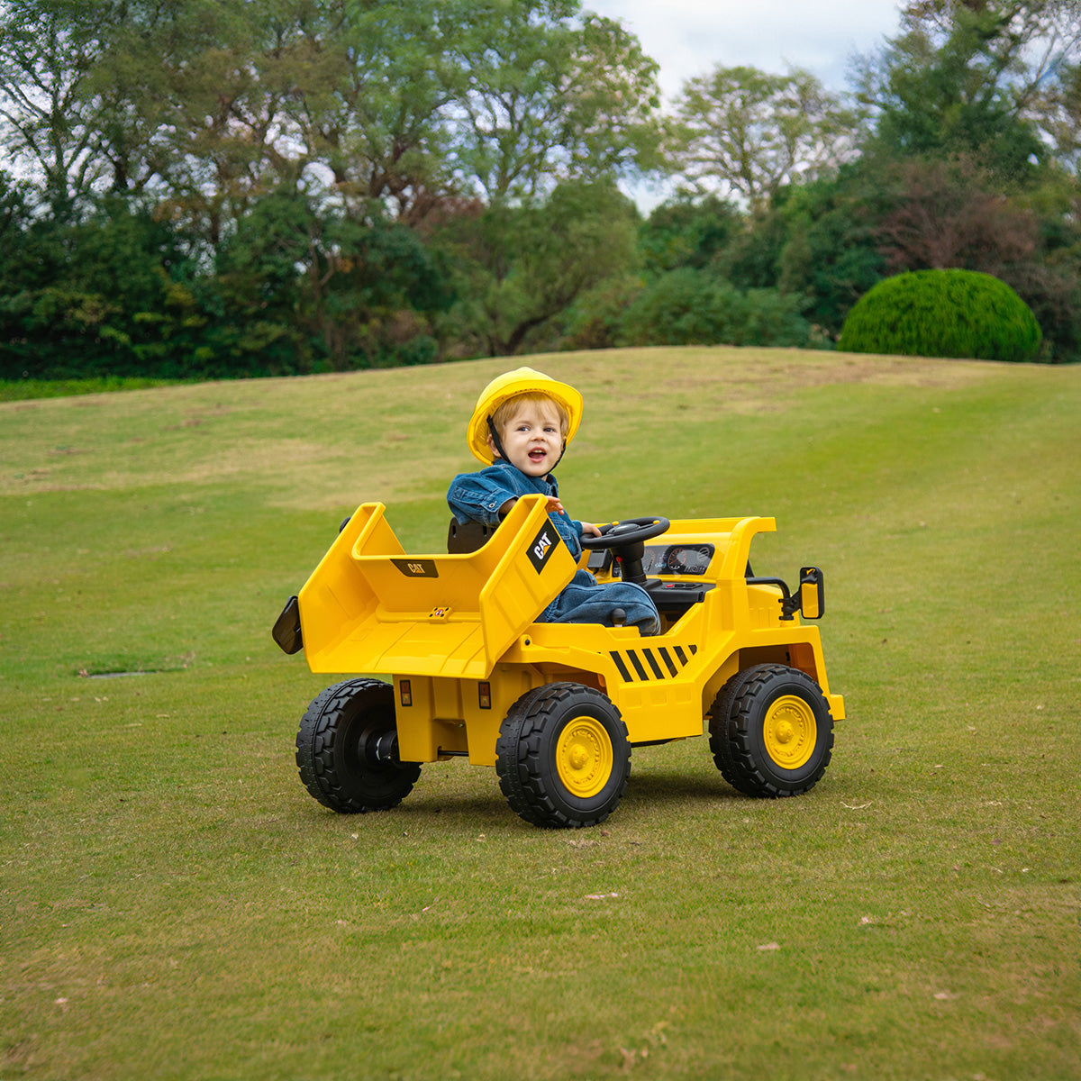 CAT Dump Truck Ride-On Toy - image 2