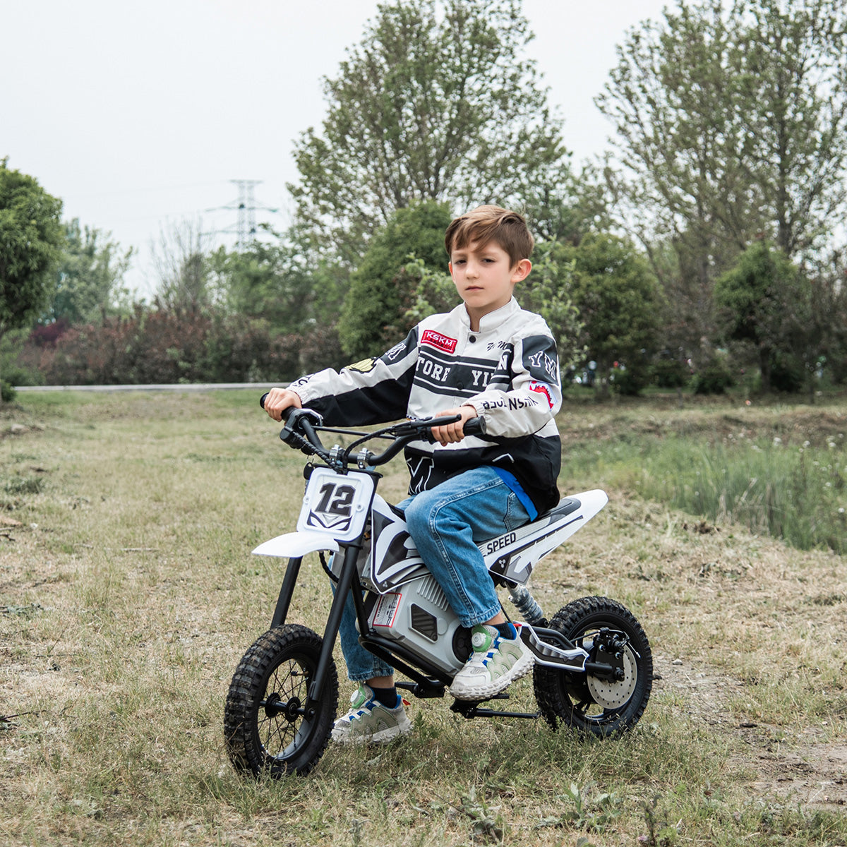 36V E-Dirt Bike with Brushless Motor - image 2