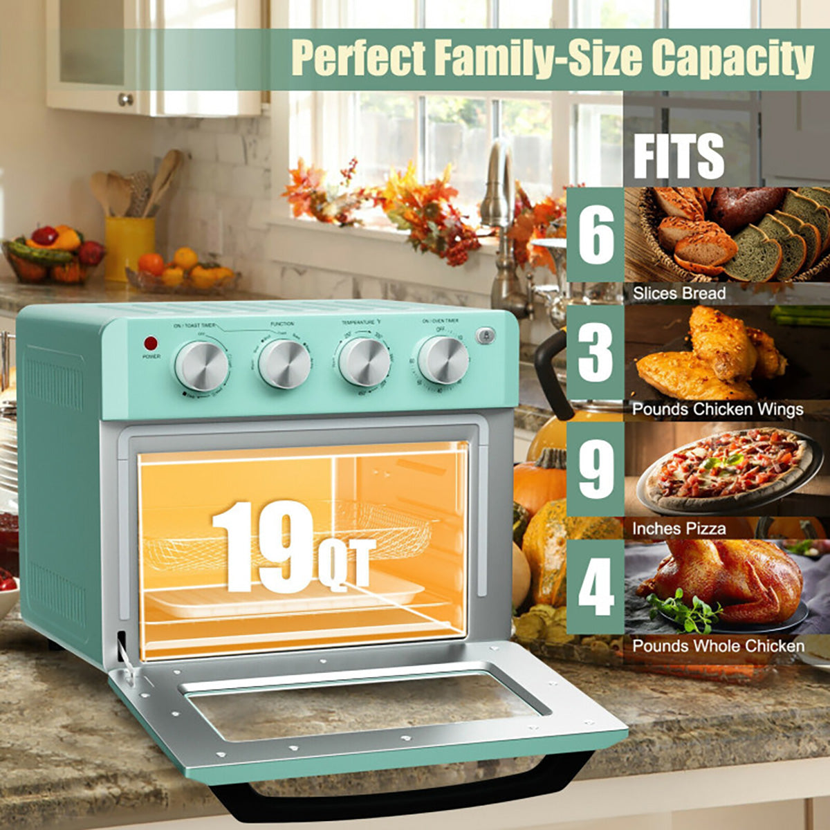 7-in-1 Convection Air Fryer Toaster Oven - image 5