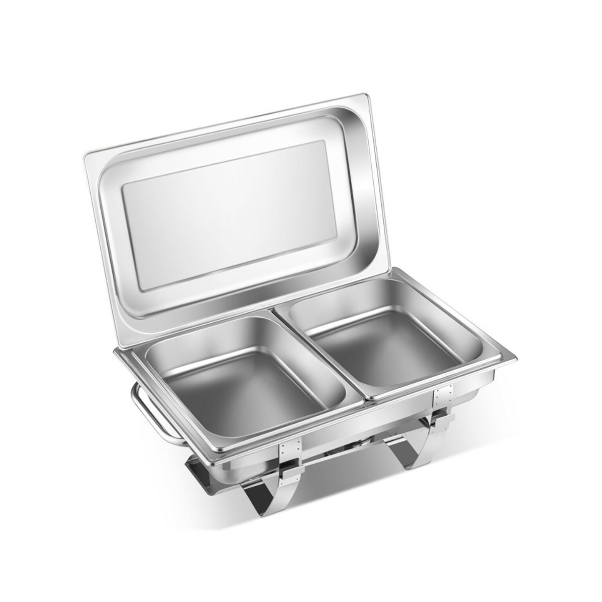 9 Qt Stainless Steel Chafing Dish (Set of 2) - image 10