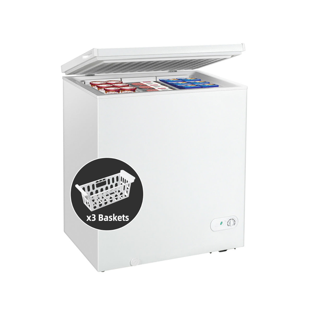 5 Cu. Ft. Chest Freezer with 3 Removable Storage Baskets - image 12