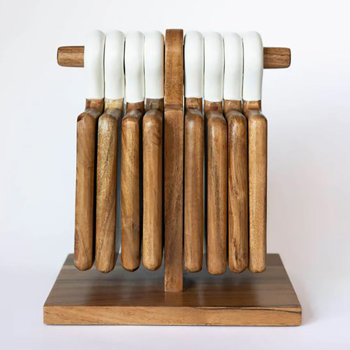 9-Piece Acacia Wood Charcuterie Board Set - image 9