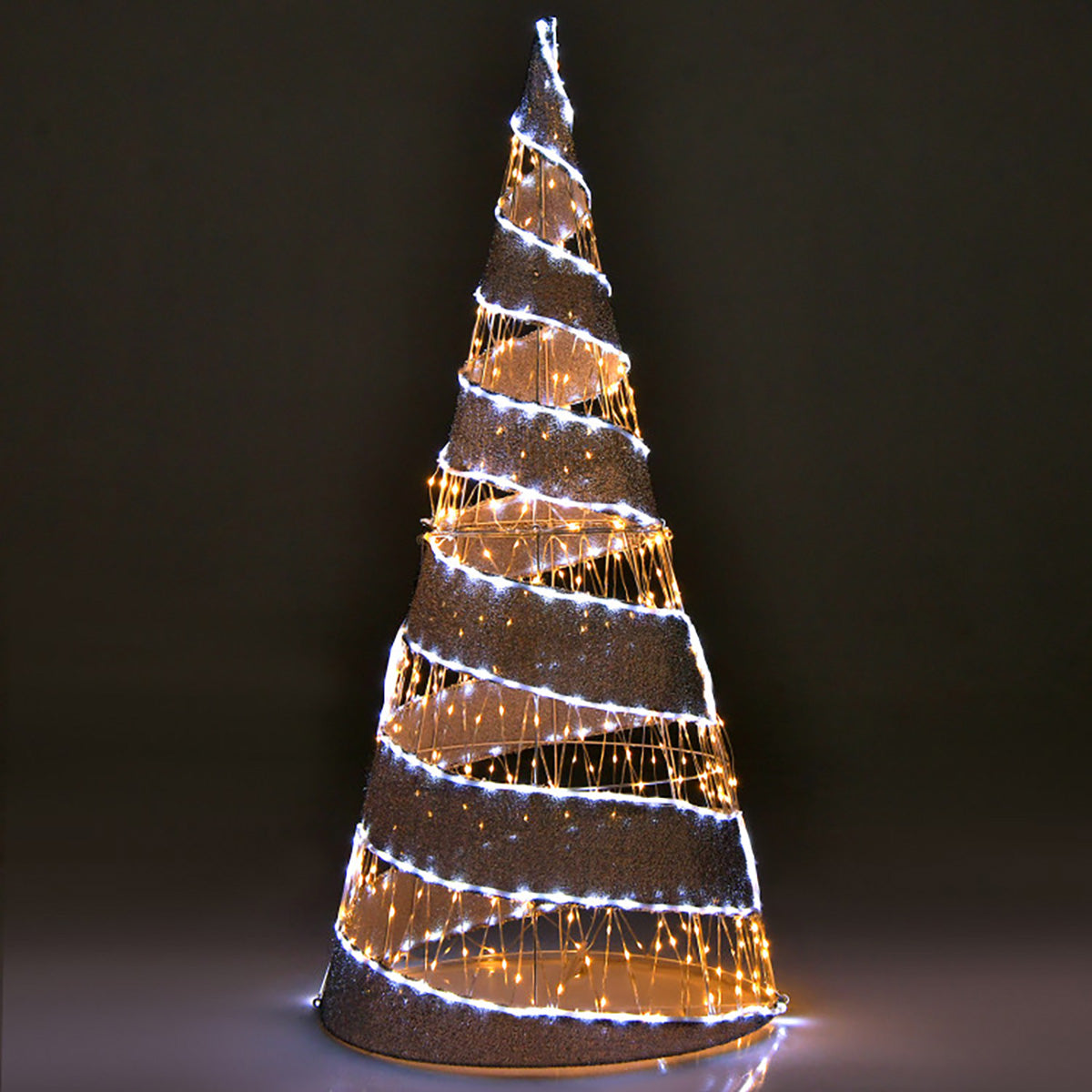 5' Pre-lit Christmas Cone Tree - image 8