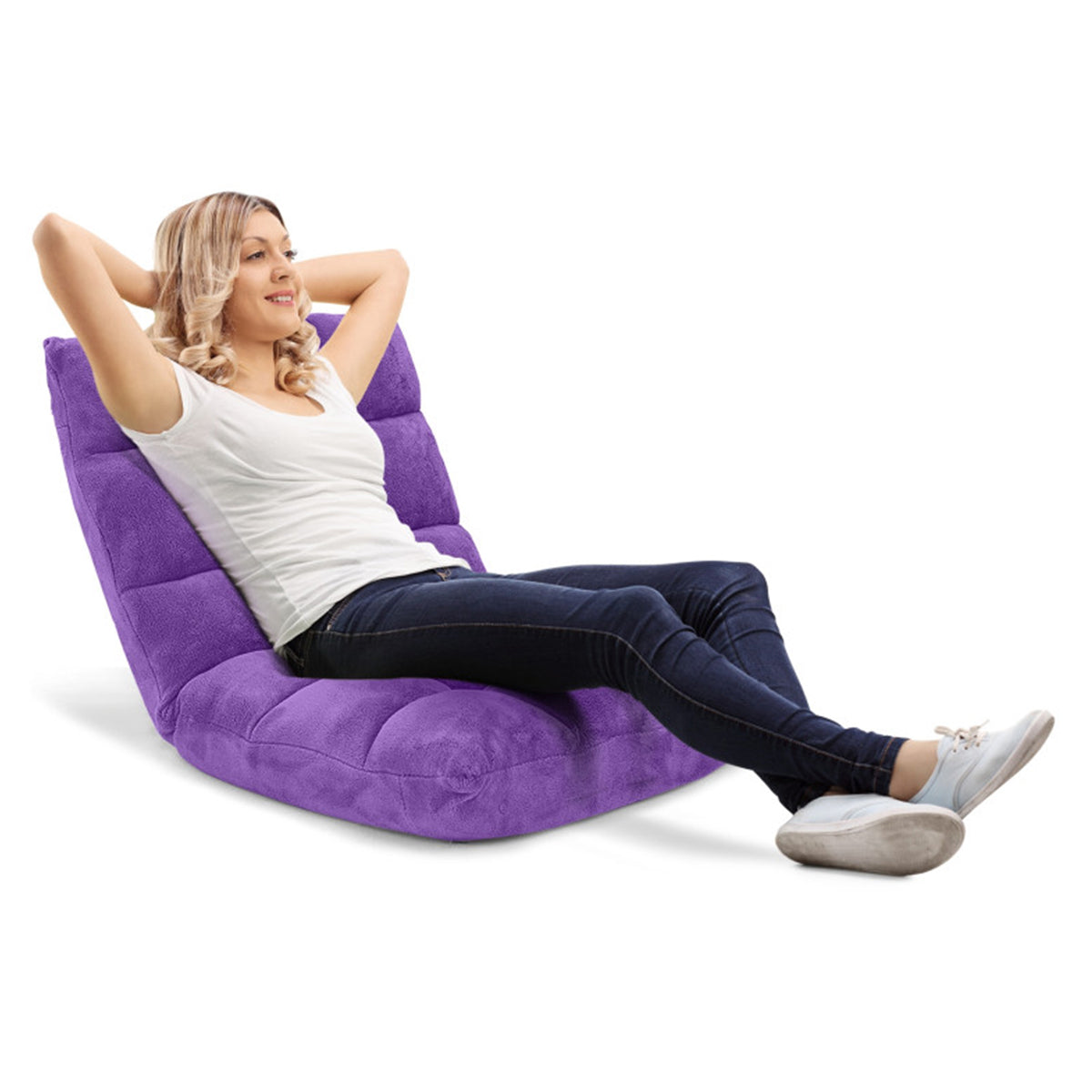 14-Position Adjustable Cushioned Floor Chair - image 81