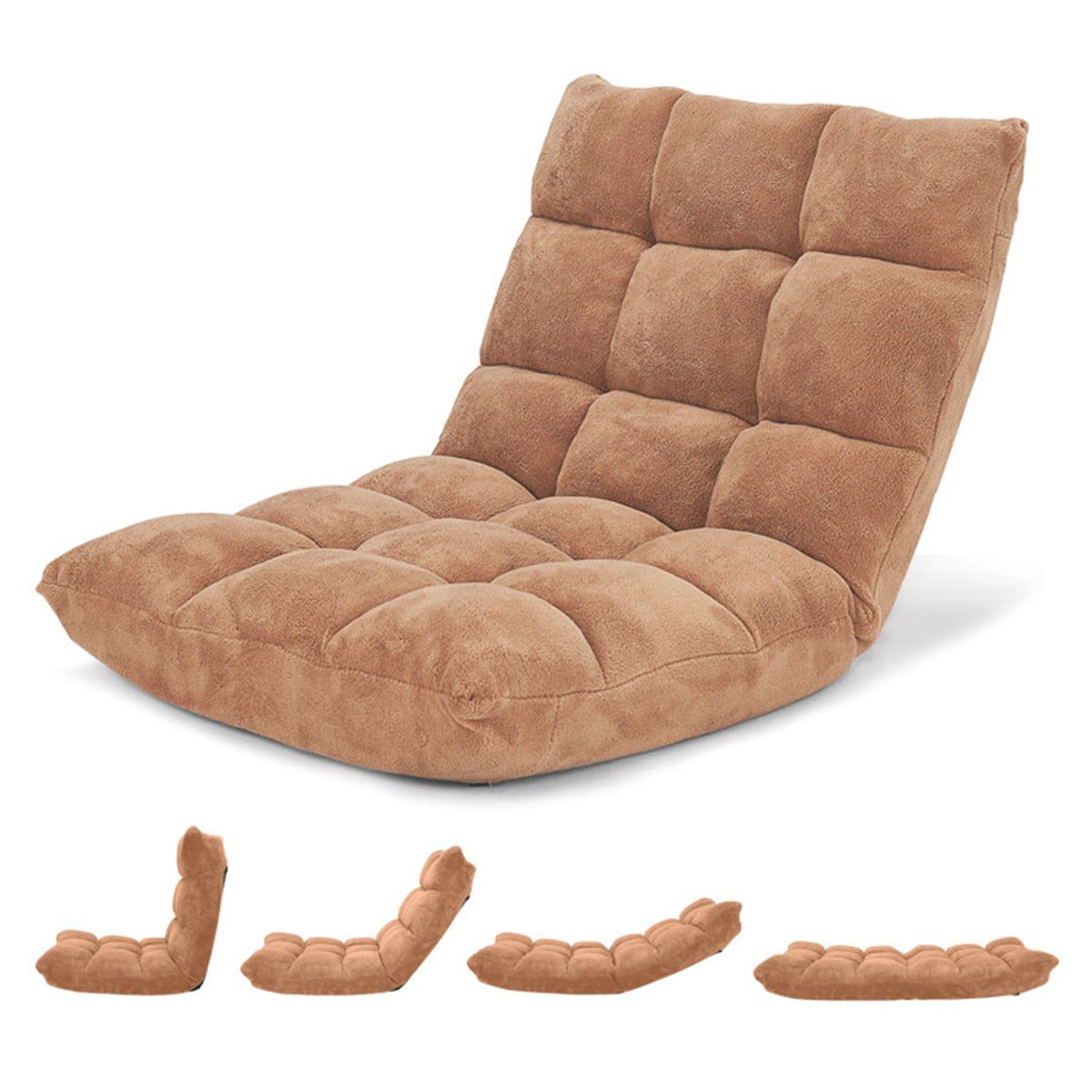 14-Position Adjustable Cushioned Floor Chair - image 12