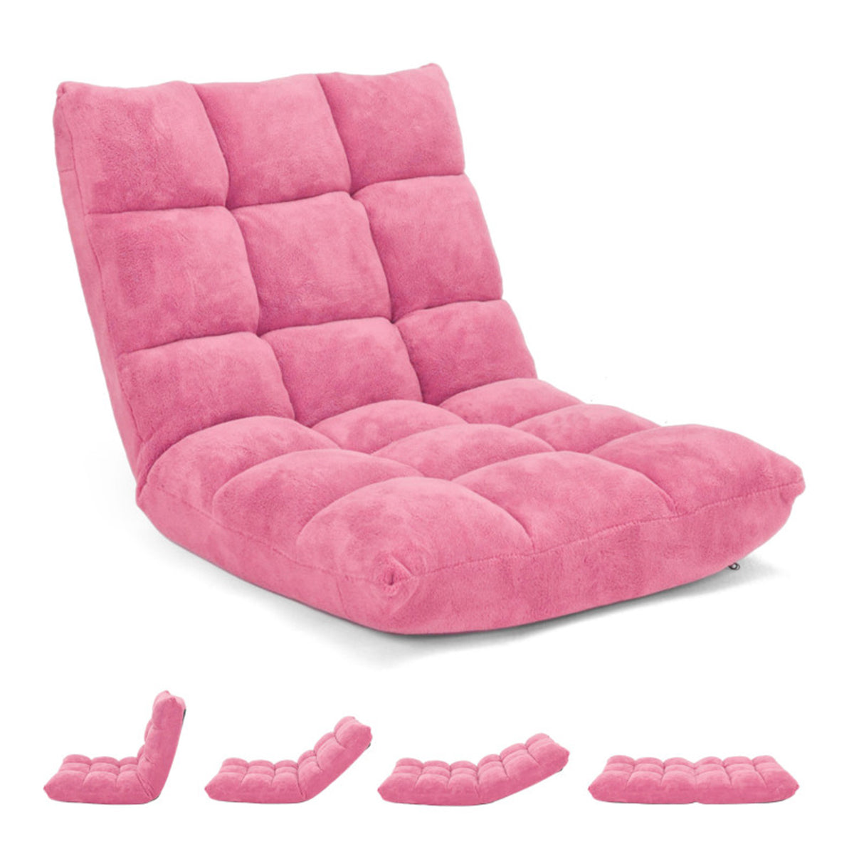 14-Position Adjustable Cushioned Floor Chair - image 74