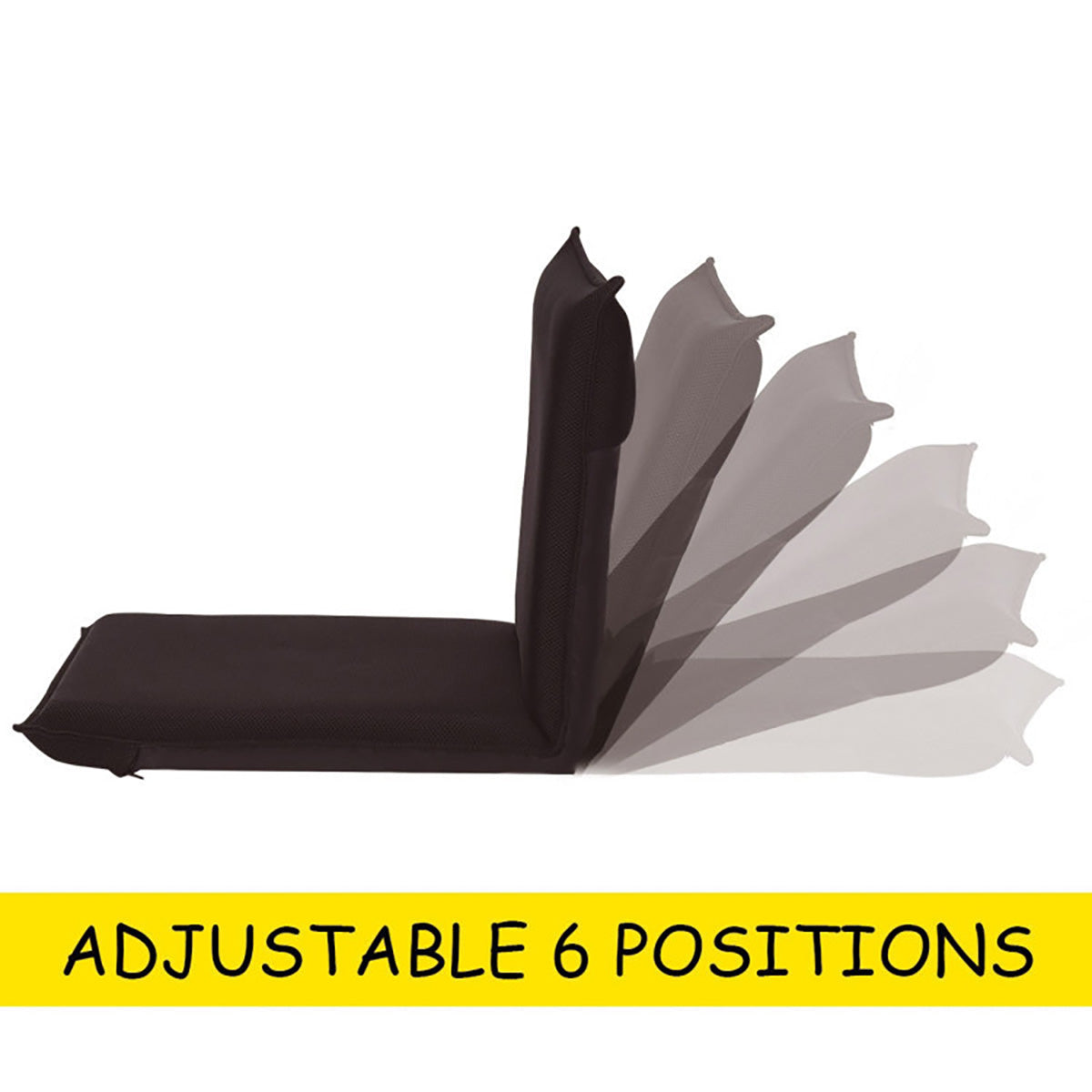 Adjustable 6-Position Folding Floor Chair - image 12