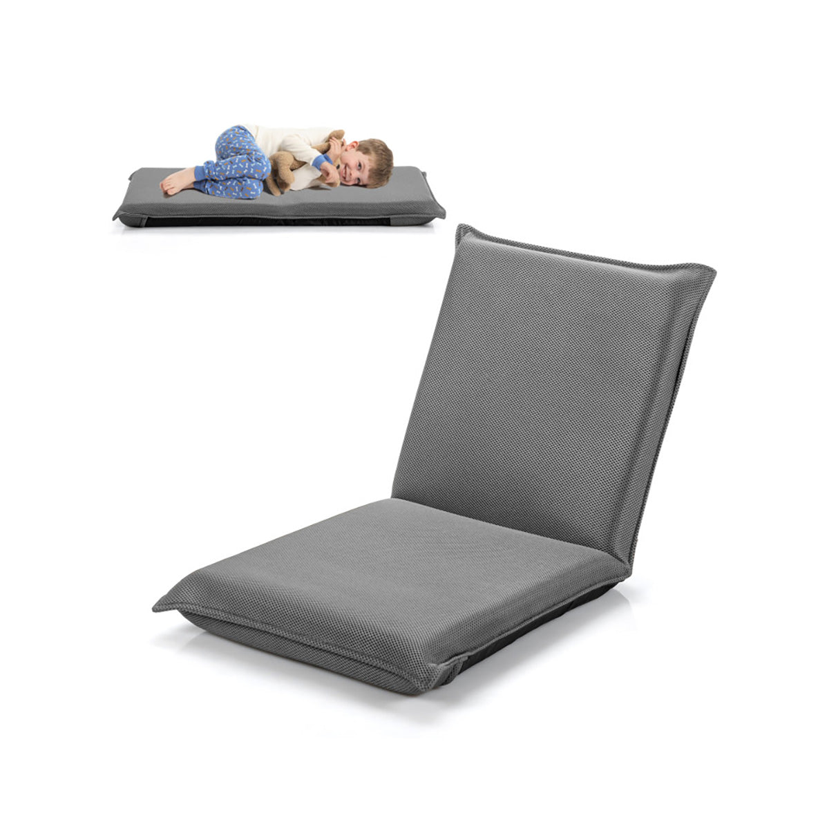 Adjustable 6-Position Folding Floor Chair - image 27