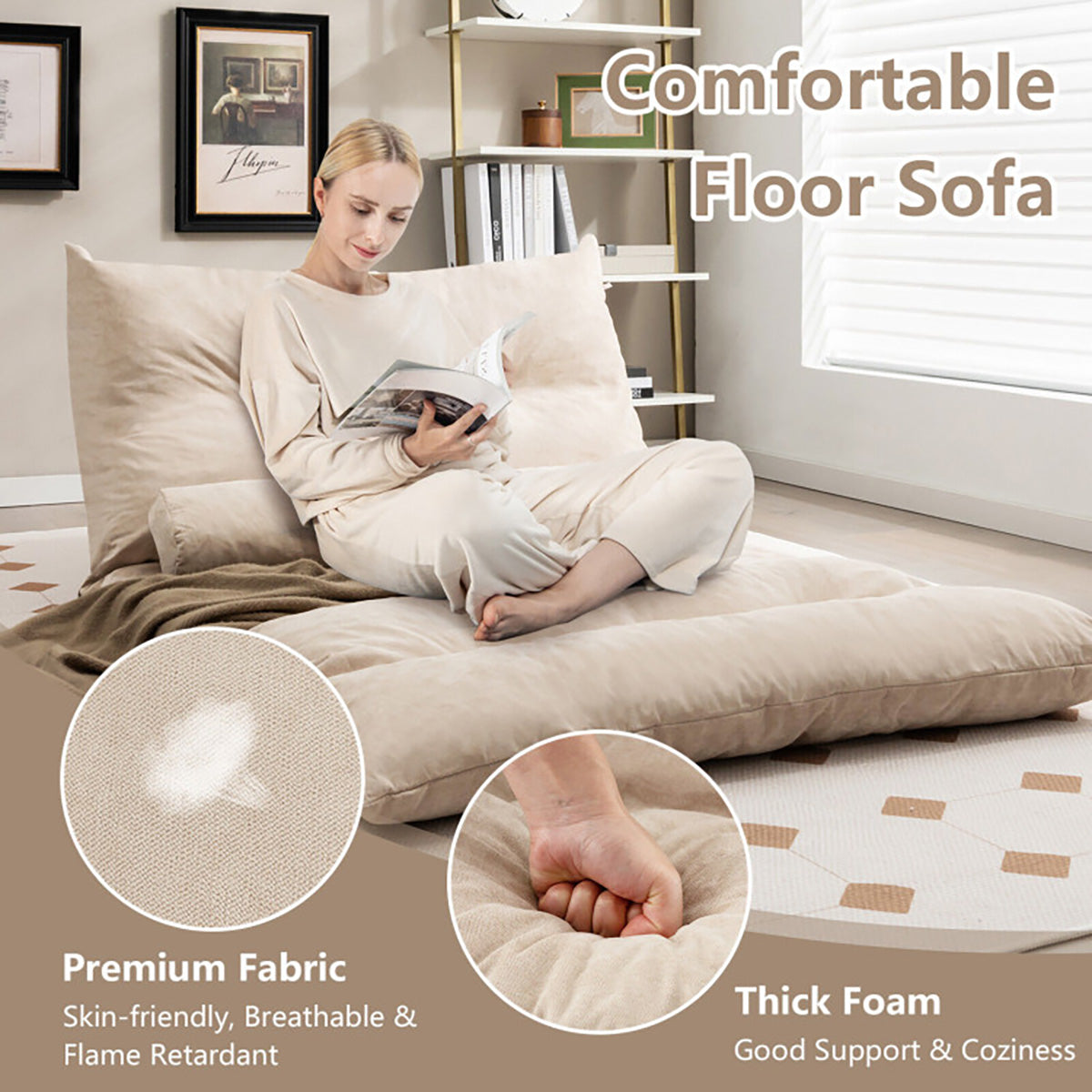 Folding Floor Sofa Bed - image 8