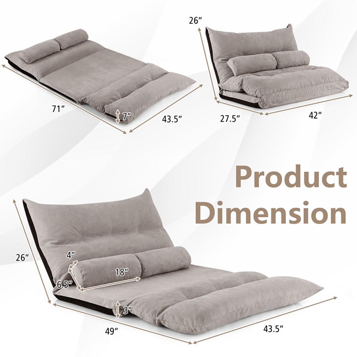 Folding Floor Sofa Bed - image 20