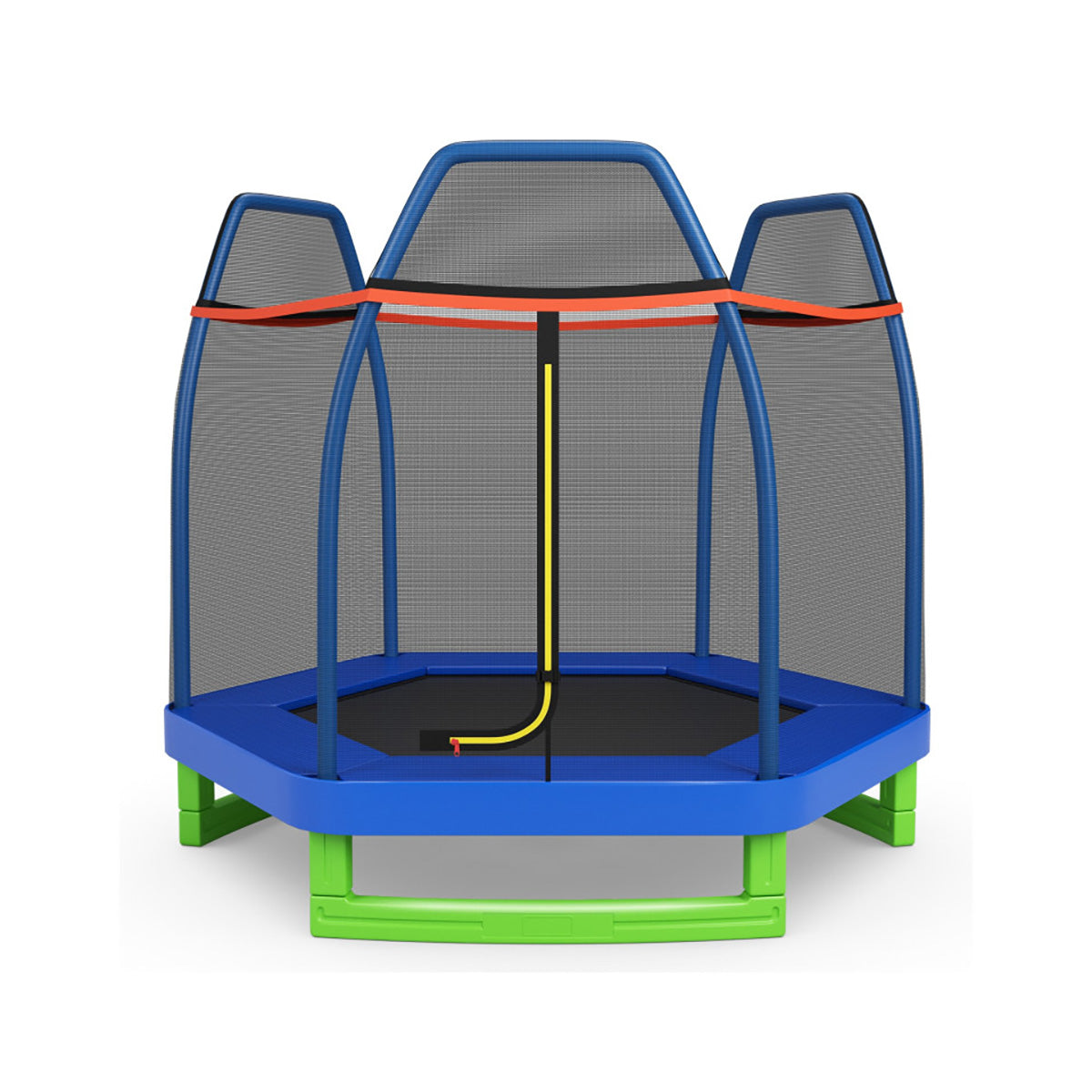 7' Kids Bounce Jumper Trampoline with Enclosure - image 45