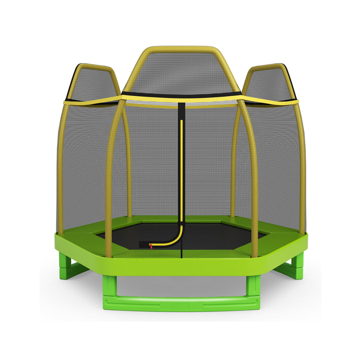 7' Kids Bounce Jumper Trampoline with Enclosure - image 10